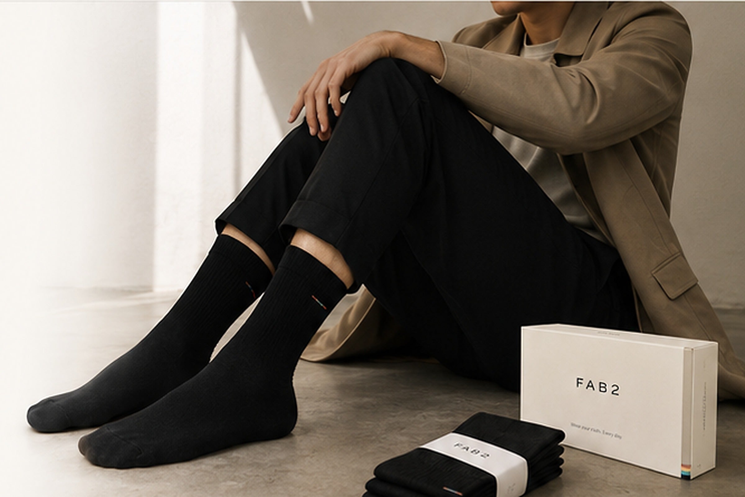 FAB2 socks editorial image